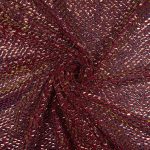 SEQUINS TULLE - MAROON - Image 2