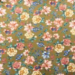 DULL SATIN 50D PRINT (150CM)(145-KHAKI)