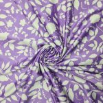 DULL SATIN 50D PRINT (150CM)(37 PURPLE) - Image 2