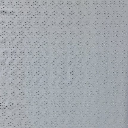 CVC EMBROIDERY KNIT-BLUE