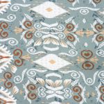 PRINTED CAPRI LINEN LOOK 24 TRIBAL SAGE