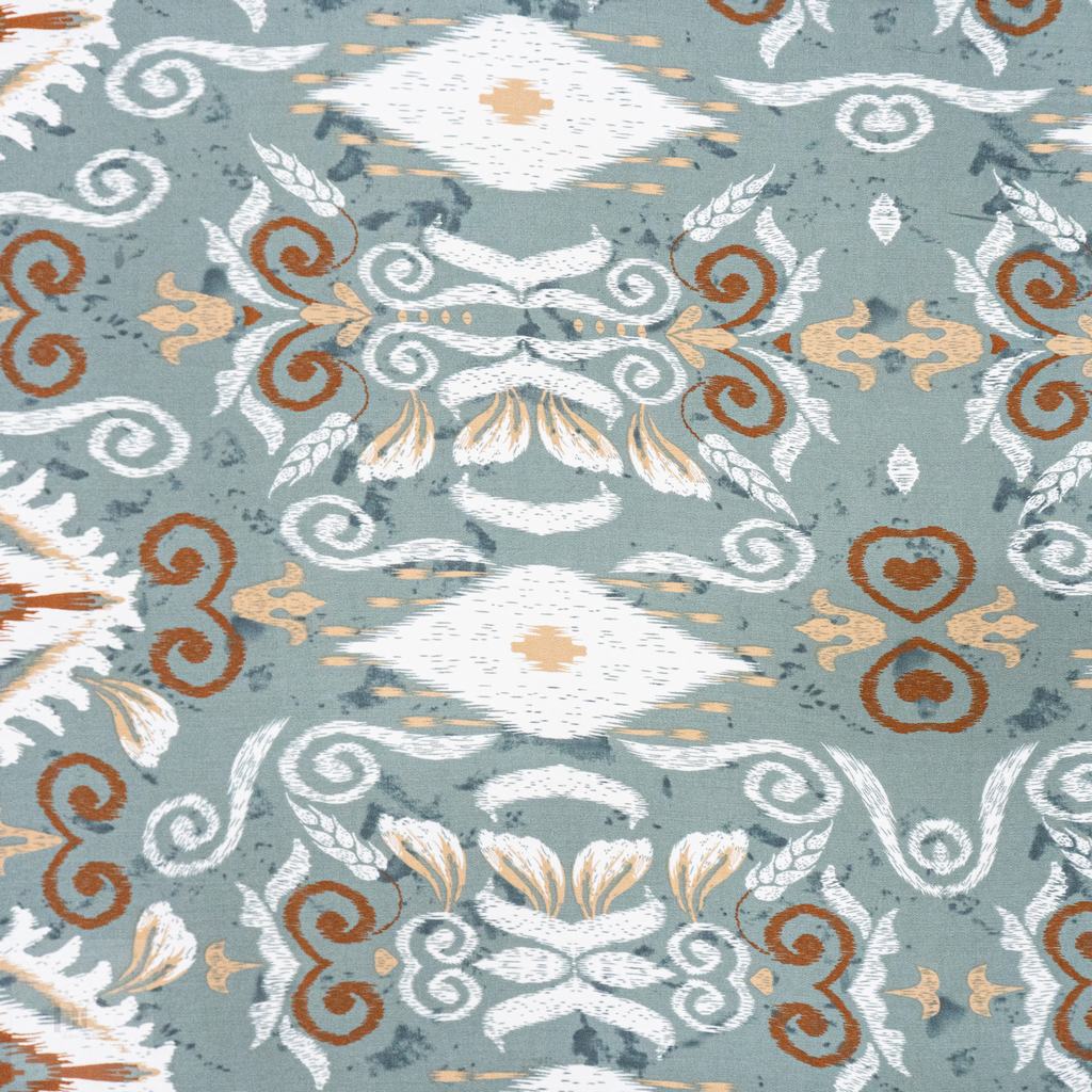 33232D25F18231.jpg PRINTED CAPRI LINEN LOOK 24 TRIBAL SAGE - Image 1