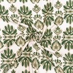 PRINTED CAPRI LINEN LOOK 16 OLIVE - Image 2