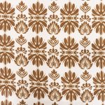 PRINTED CAPRI LINEN LOOK 16 BROWN