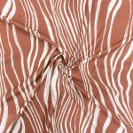 PRINTED CAPRI LINEN LOOK 18 BROWN - Image 2