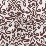 PRINTED CAPRI LINEN LOOK 25 CAPPUCCINO - Image 2