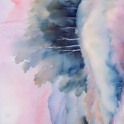 PRINTED CAPRI LINEN LOOK 32 CALMING FOREST