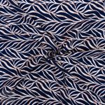 PRINTED CAPRI LINEN LOOK 33 NAVY - Image 2