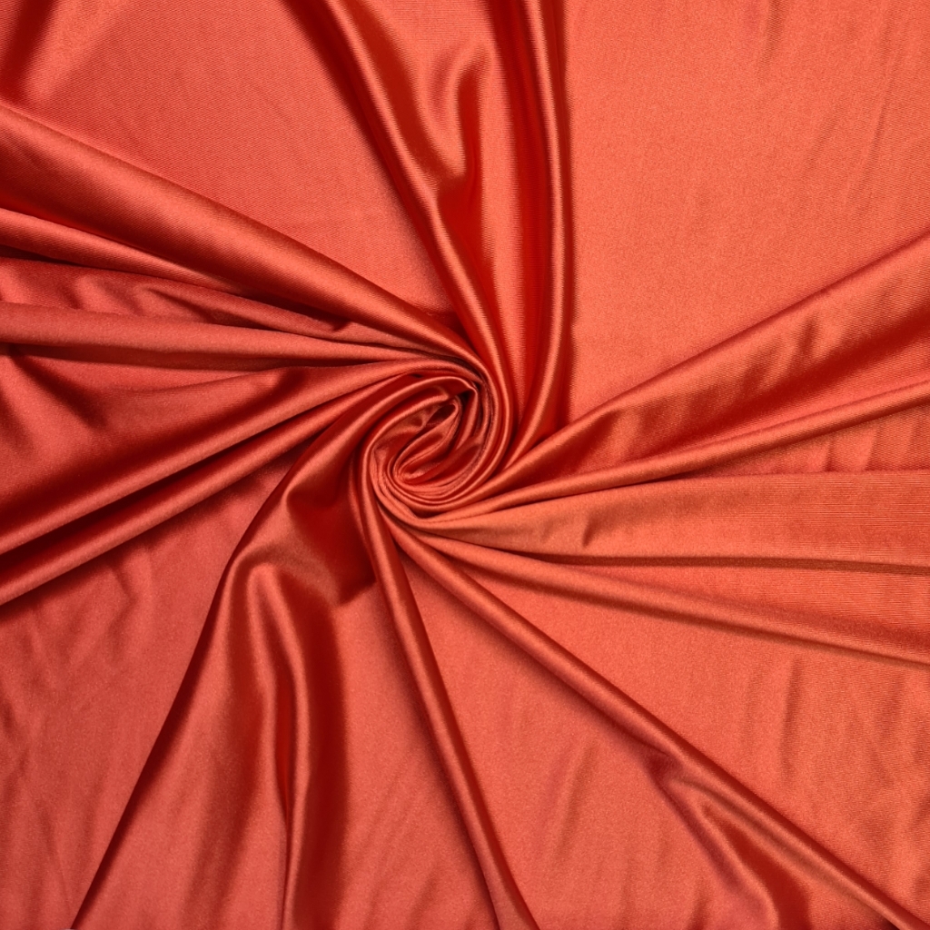 33255FRED20ORANGE231-2.jpg FERRAGAMO SATIN (150CM)(RED ORANGE) - Image 1