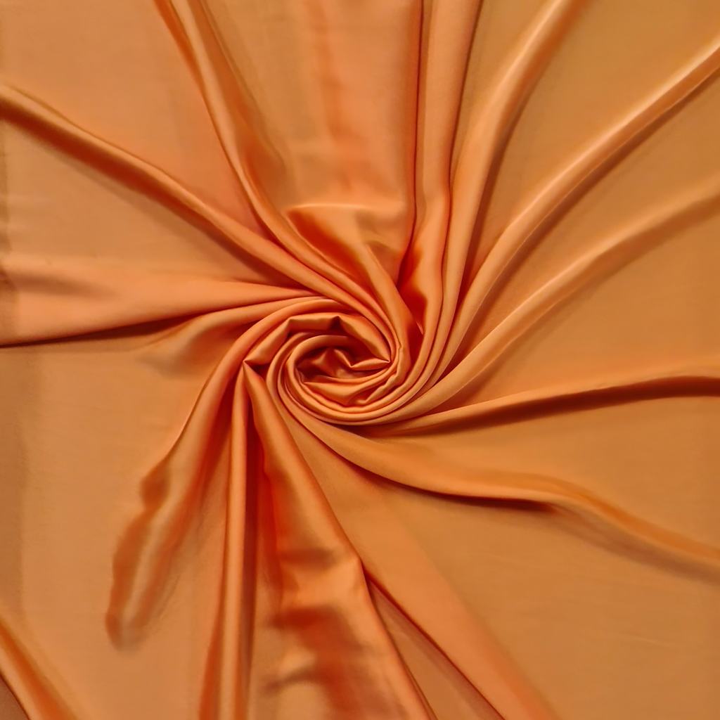 33265FBRIGHT20ORANGE.jpg SILKY SATIN (150CM)(BRIGHT ORANGE) - Image 1