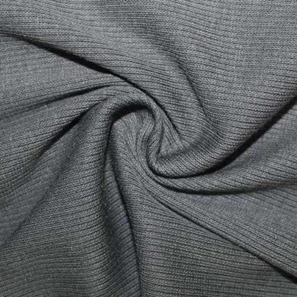 TC RIB SPANDEX-DARK GREY