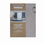 APOLLO SLUBBED BLOCKOUT 230X223 EYELET - BEIGE