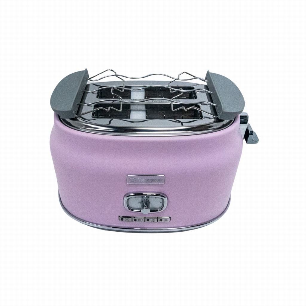 B857PK231-1.jpg 2 SLICE TOASTER PINK - Image 1