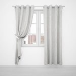 TEXTURED STRIPE SHEER EYELET 500X220CM - CREAM - Image 2