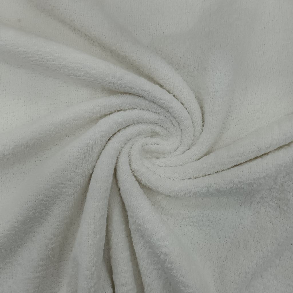 DST5FWHITE-1.jpg 150CM 100% COTTON TOWELLING - Image 1