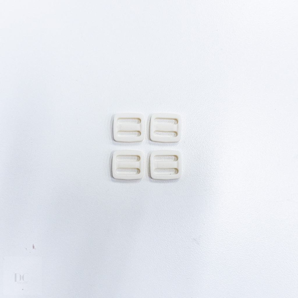 FH2DSA20MM5FW.jpg PLASTIC FASTNERS STRAP ADJUSTER 20MM WHITE - Image 1