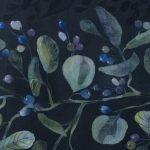 140CM VELVET UPHOLSTERY-BLUE BERRY 14