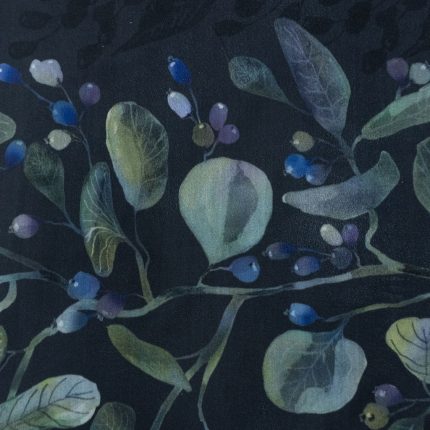 140CM VELVET UPHOLSTERY-BLUE BERRY 14