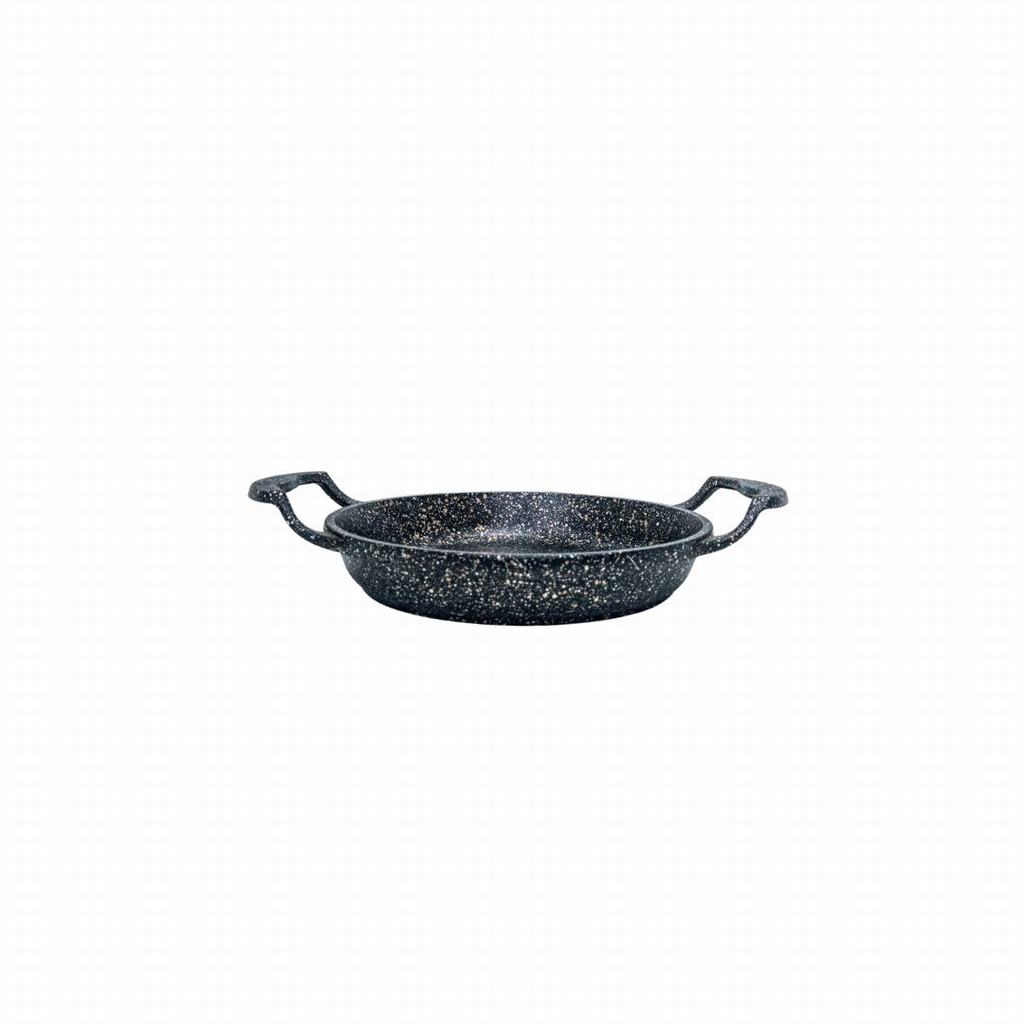OMS2D32482D185FB-1.jpg GRANITE EGG PAN 18CM BLACK - Image 1