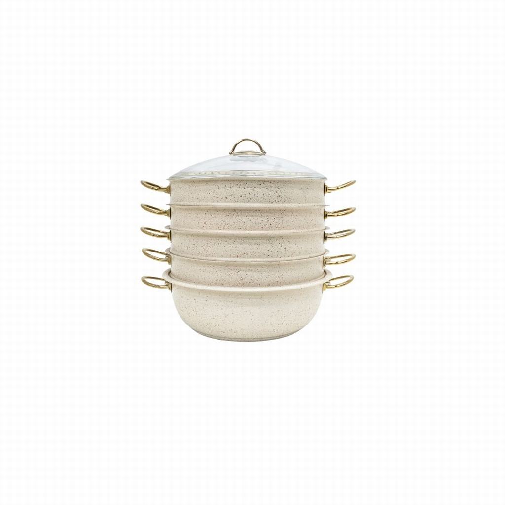 OMS2D60912D305FIV231-1.jpg STEAMER 30CM -IVORY - Image 1