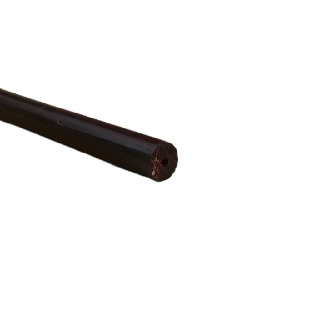 P232-1.jpg 50MM WOODEN POLE MAHOGANY - 1.5M - Image 1
