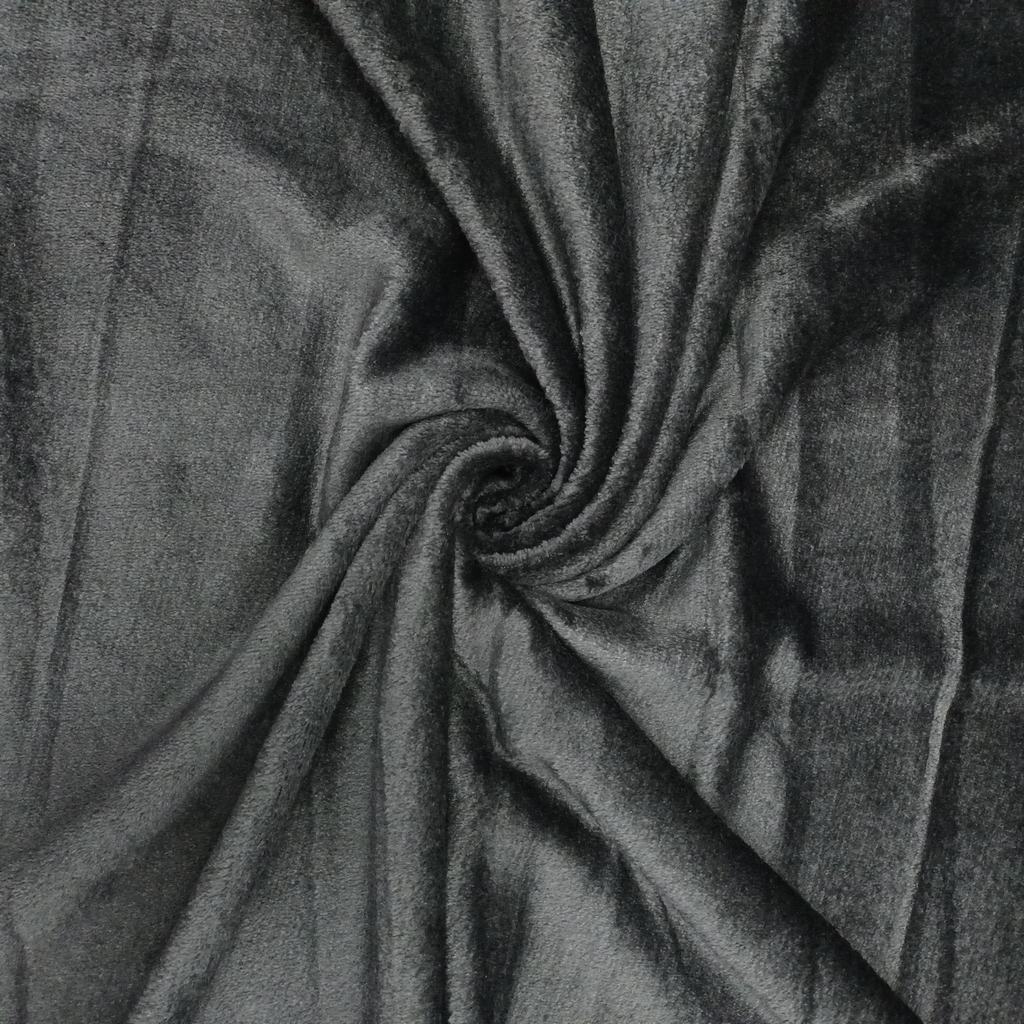 PFF15FBLACK-1.jpg 150CM PLAIN MONGOLIAN FLEECE-BLACK - Image 1