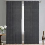 280CM PLAIN LINEN VOILE-DARK GREY - Image 2