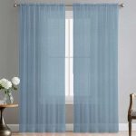 280CM PLAIN LINEN VOILE-DUCK EGG - Image 2