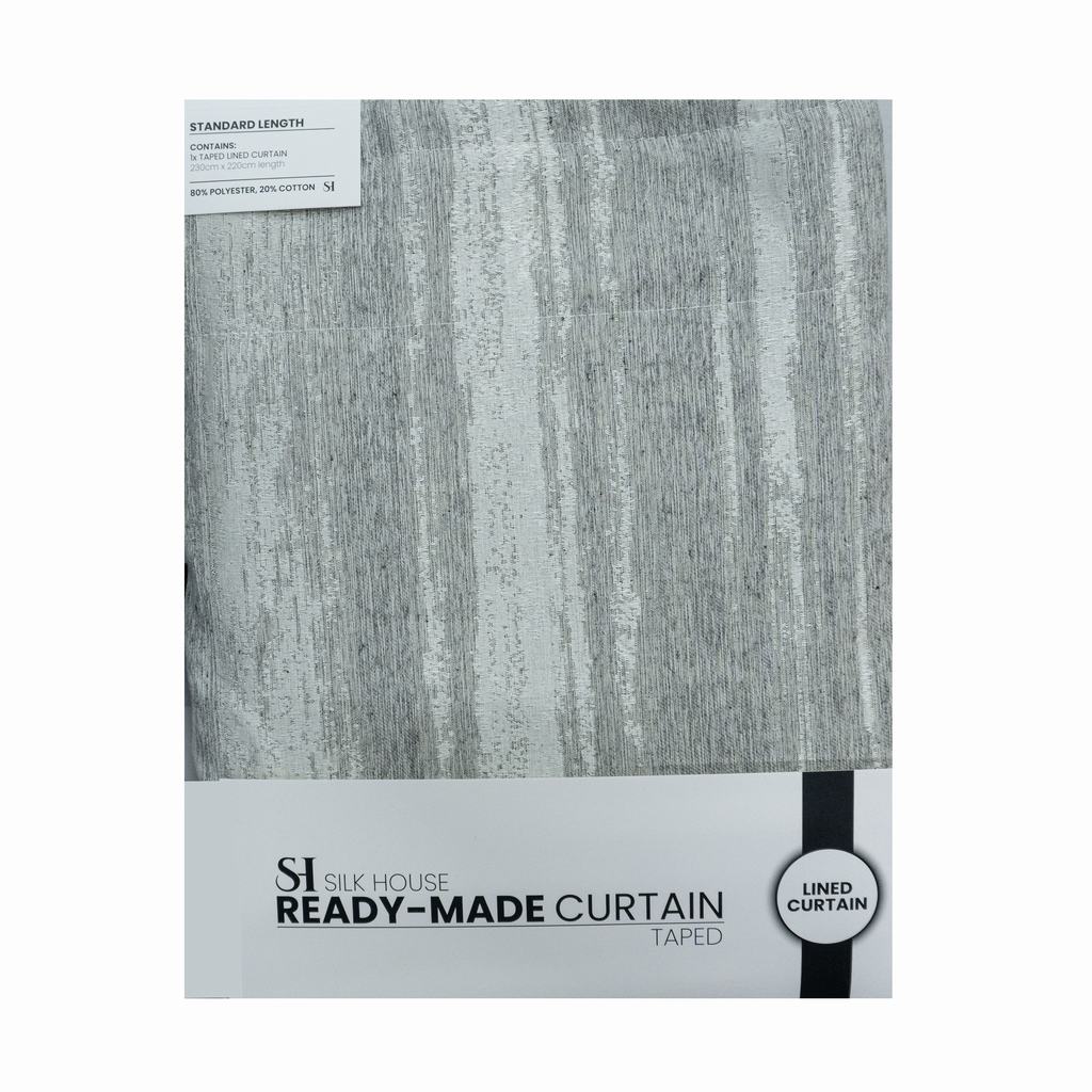 PT2DVVLCT5FST231-1.jpg VAVI LINED CURTAIN STD TAPE 2.3MX2.2M-STONE - Image 1
