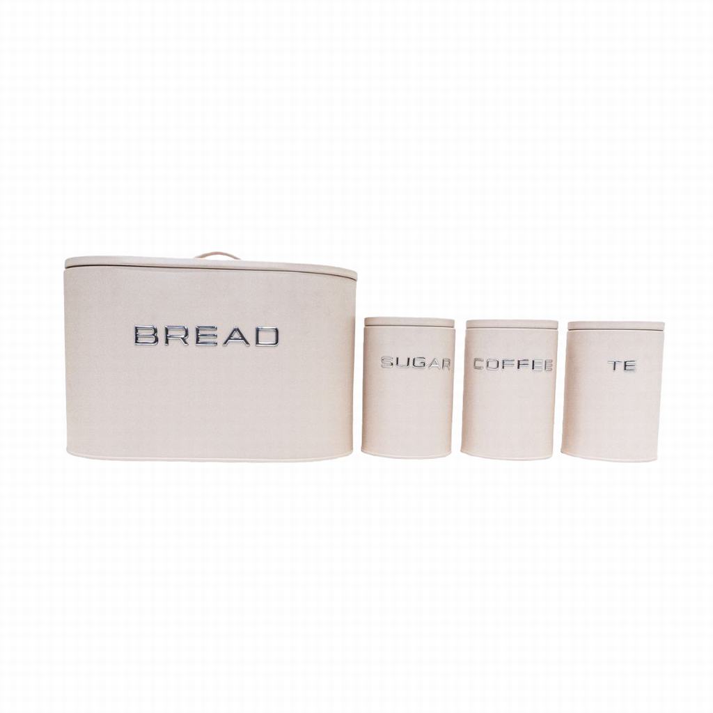 RHA2D1485FCR231-2.jpg BREADBIN SET ENZO COLLECTION-CREAM (151) - Image 1