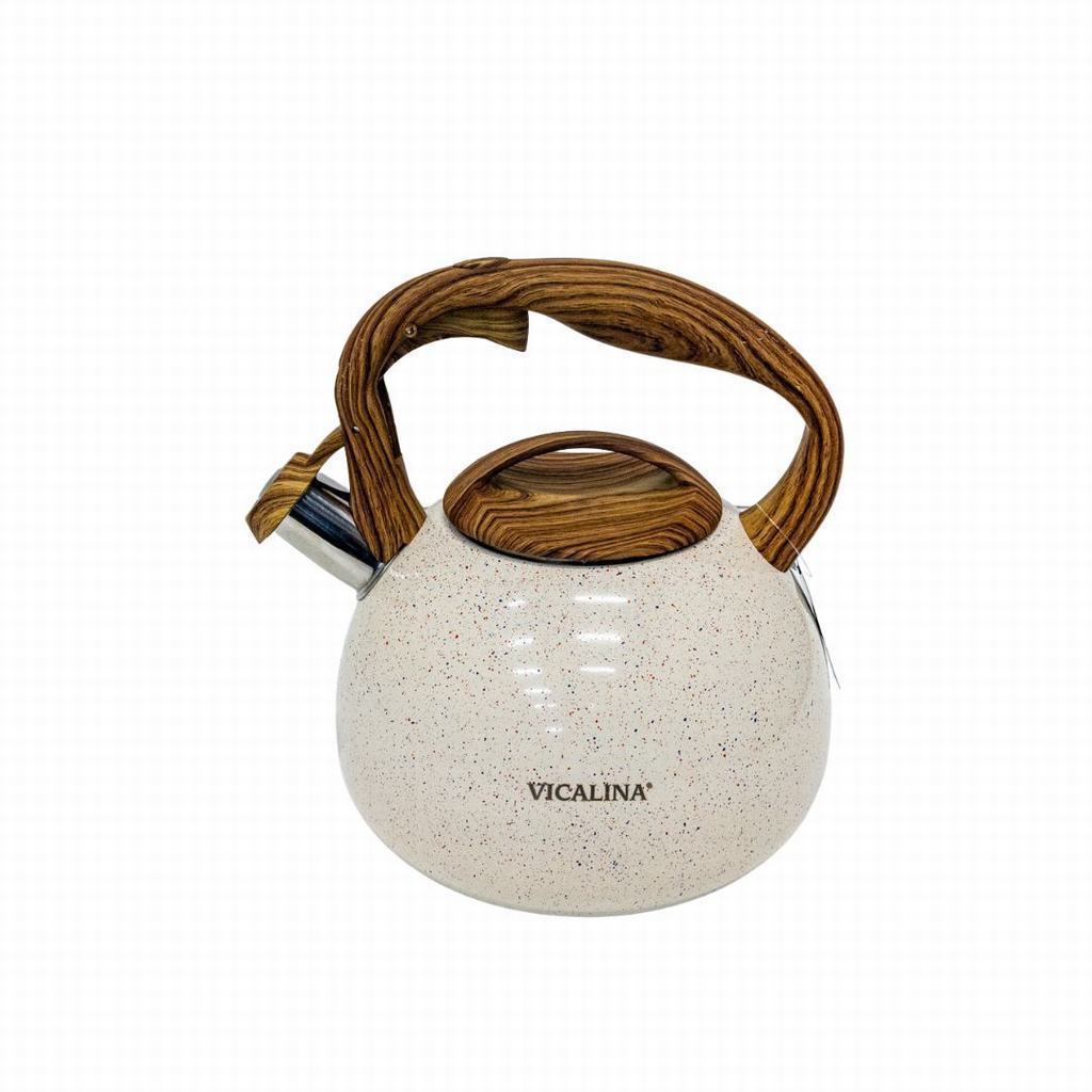 RHA2DVL92405FCR231.jpg VICALINA STOVE KETTLE 3L SPECKLED-CREAM - Image 1