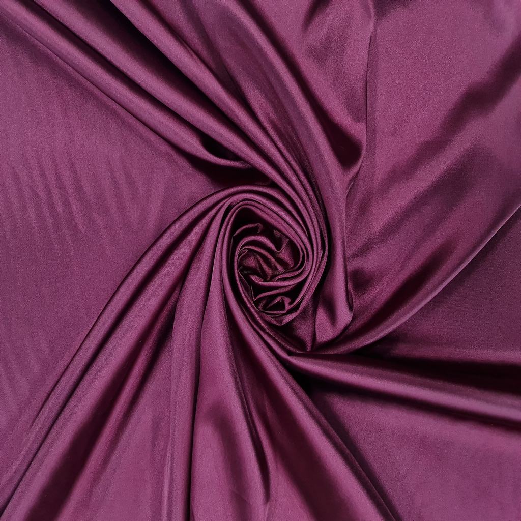 SS85FMAROON-2.jpg 150CM STRETCH SATIN - MAROON - Image 1