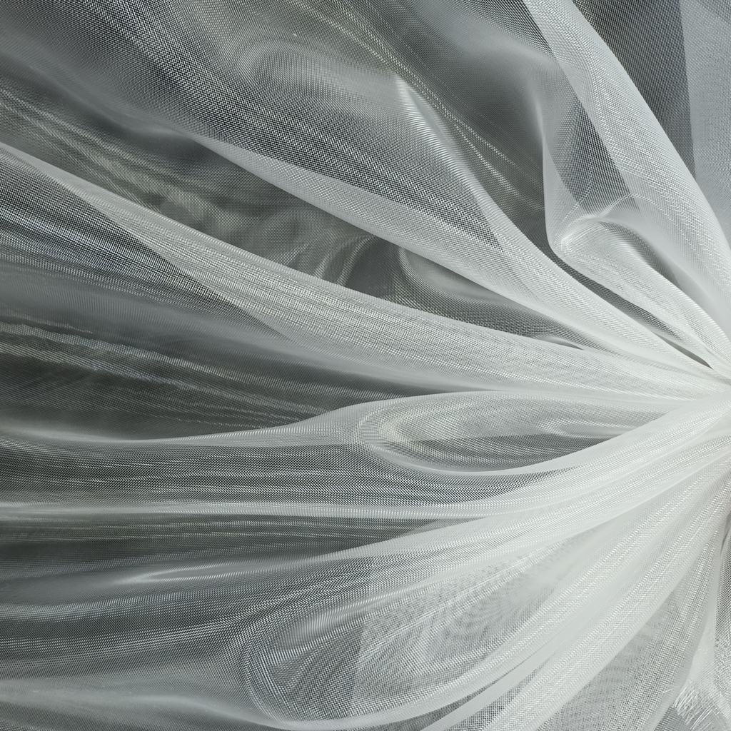 02375FWHITE.jpg ILLUSION TULLE (150CM)(WHITE) - Image 1
