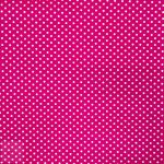 115CM PRINTED POLY COTTON DOTS CERISE