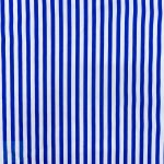 115CM PRINTED POLY COTTON STRIPES ROYAL