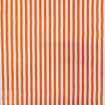 115CM PRINTED POLY COTTON STRIPES ORANGE