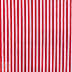 115CM PRINTED POLY COTTON STRIPES RED