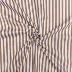 115CM PRINTED POLY COTTON STRIPES STONE - Image 2