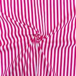 115CM PRINTED POLY COTTON STRIPES CERISE - Image 2