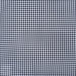 115CM PRINTED POLY COTTON CHECKS BLACK