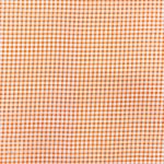 115CM PRINTED POLY COTTON CHECKS ORANGE