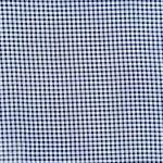 115CM PRINTED POLY COTTON CHECKS NAVY