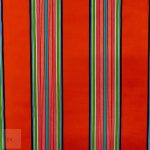 115CM PRINTED POLY COTTON VENDA ORANGE