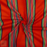 115CM PRINTED POLY COTTON VENDA ORANGE - Image 2