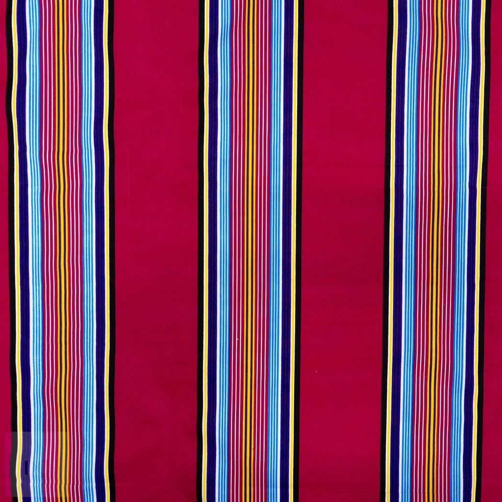 115PPC5F202231.jpg 115CM PRINTED POLY COTTON VENDA VENDA CERISE - Image 1