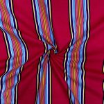 115CM PRINTED POLY COTTON VENDA VENDA CERISE - Image 2