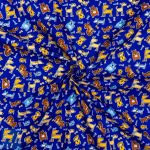 115CM PRINTED POLY COTTON DOGS ROYAL - Image 2