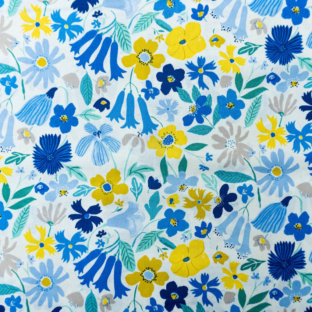 24362D15F32231.jpg LIBERTY 100% COTTON QUILTING 1050 SKETCHBOOK BLOOM A - Image 1