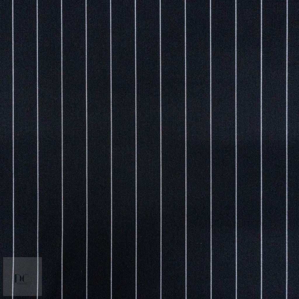 31082D35FBLACK231.jpg PINSTRIPE SUITING - Image 1