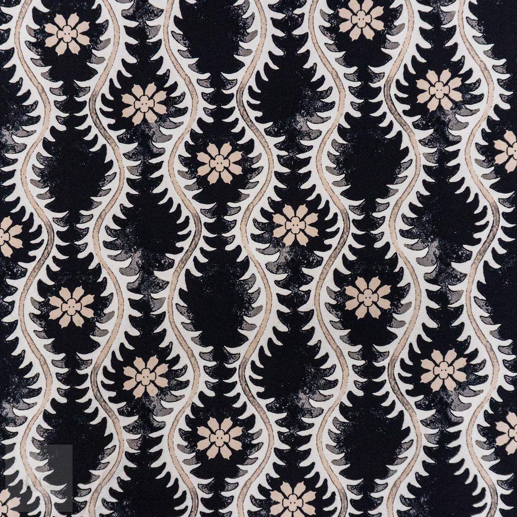 34075F17231.jpg PRINTED RN AMALFI 150CM 38 BLACK - Image 1